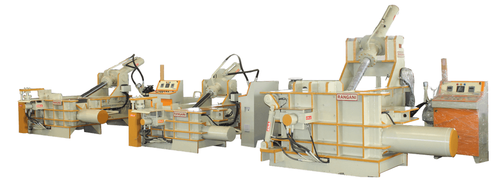 Triple Action Scrap Baling Press